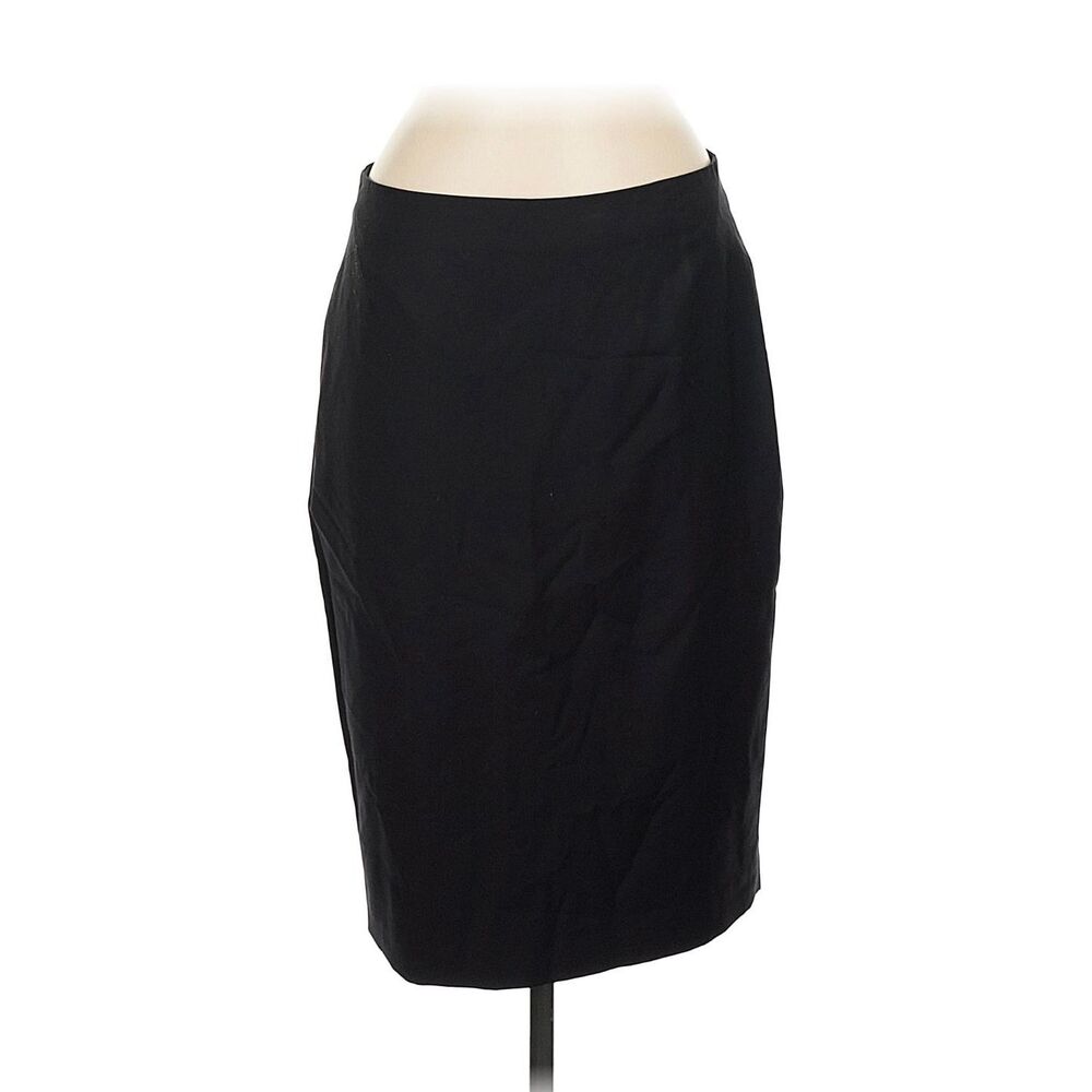 Ann Taylor Black Wool Suit Skirt- size 8